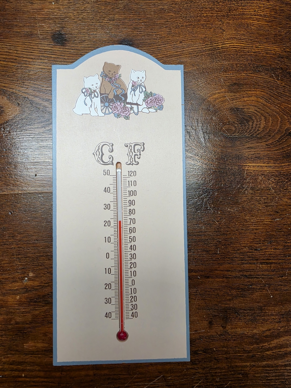 1989 Cat Wall Thermometer – Wang’s International Taiwan Vintage